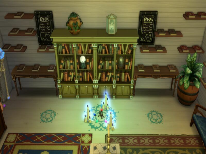 sims 4 cc bookstore mysterious by susancho93 6