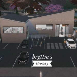 Brgttm’S Grocery By Brgttm Sims 4 CC