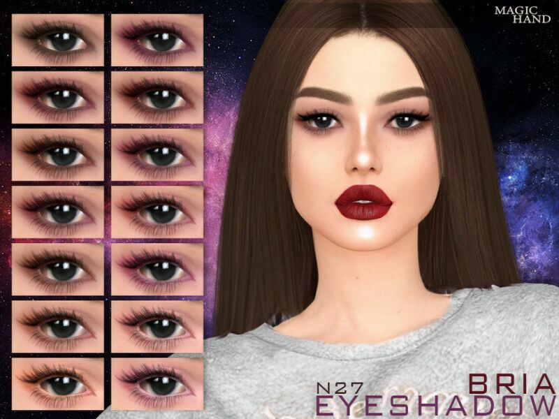 Bria Eyeshadow N27 By Magichand Sims 4 CC