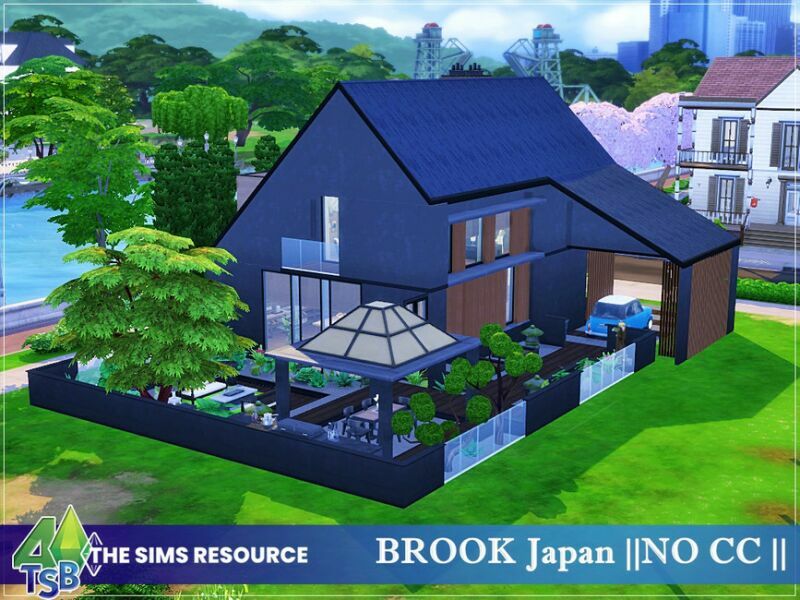 sims 4 cc brook japan no cc by bozena 2