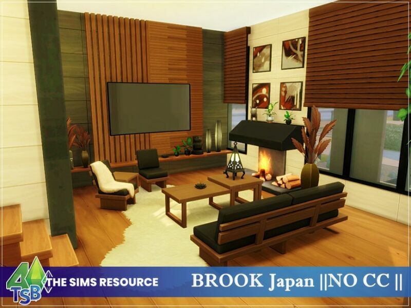 sims 4 cc brook japan no cc by bozena 4