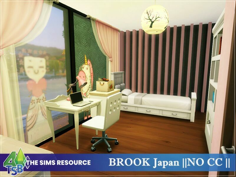 sims 4 cc brook japan no cc by bozena 6