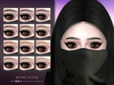 Brows 14 (HQ) By Caroll91 Sims 4 CC