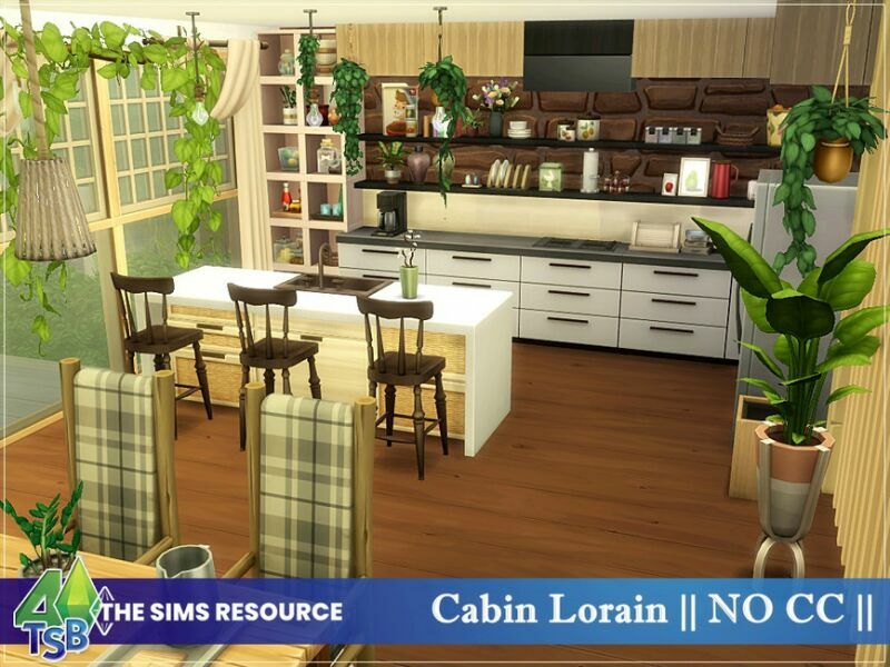 sims 4 cc cabin lorain no cc by bozena 6