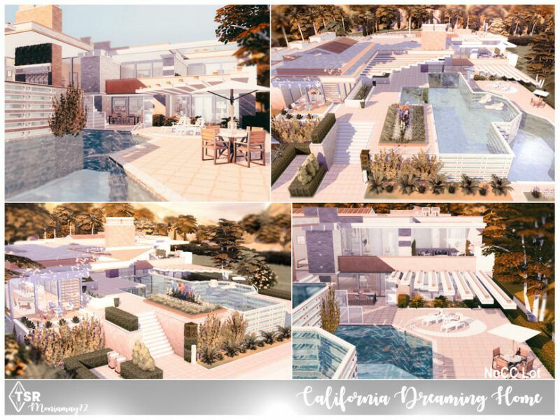 sims 4 cc california dreaming home nocc by moniamay72 4