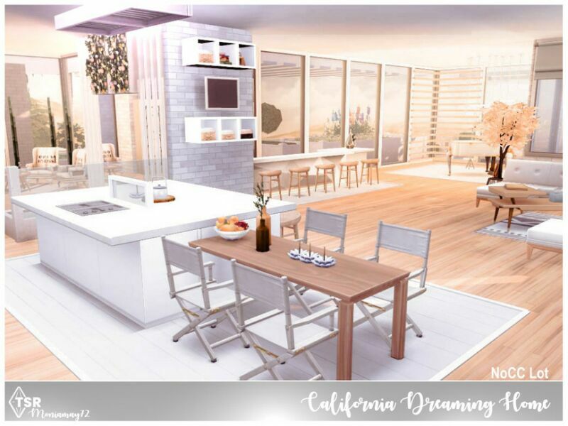 sims 4 cc california dreaming home nocc by moniamay72 5