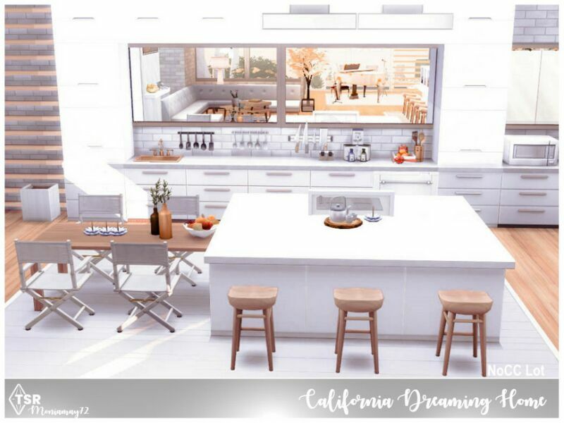 sims 4 cc california dreaming home nocc by moniamay72 6