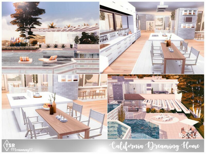 sims 4 cc california dreaming home nocc by moniamay72 7