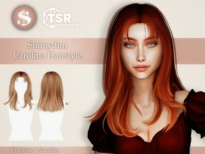 Carolina Hairstyle By Shimydim Sims 4 CC