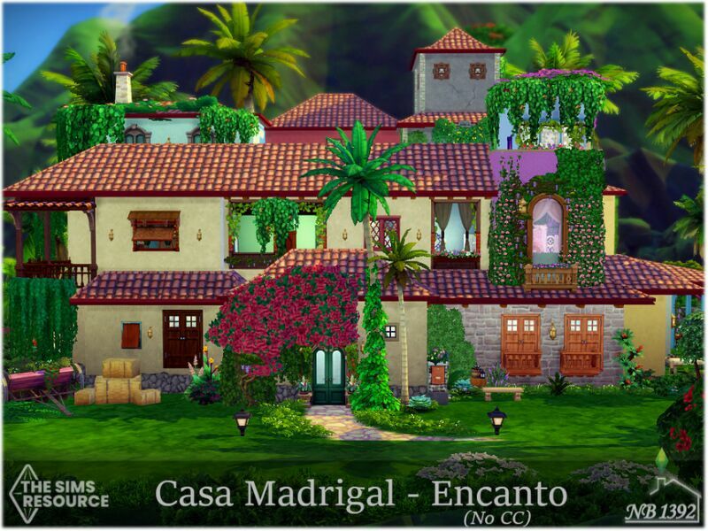 Casa Madrigal – Encanto (NO CC!) By Nobody1392 Sims 4 CC