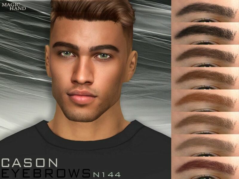 Cason Eyebrows N144 By Magichand Sims 4 CC