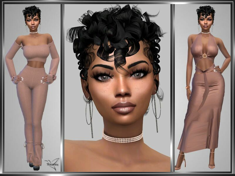 Cecile Casson By Trasras Sims 4 CC