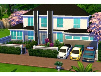 Cherry Lane NO CC Vacation Home By Newbiesimsie Sims 4 CC