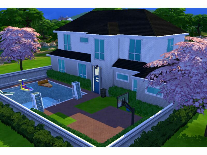 sims 4 cc cherry lane no cc vacation home by newbiesimsie 3