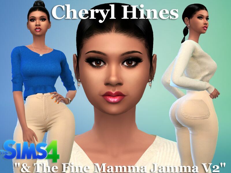 Cheryl Hines & The Fine Mamma Jamma V2 Body Preset By VTK Sims 4 CC