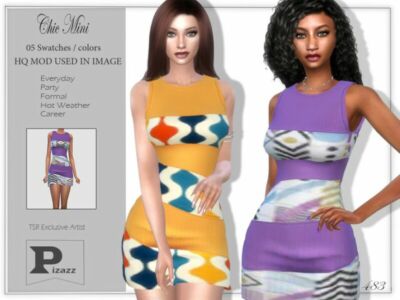 Chic Mini By Pizazz Sims 4 CC