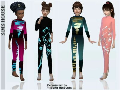 Children’s Yoga Suit Bottom Sims 4 CC