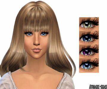 Chinafansims Eyes 1 Conversion By Atomic-Sims Sims 4 CC