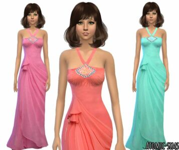 Chinafansims Formal Gown Conversion By Atomic-Sims Sims 4 CC