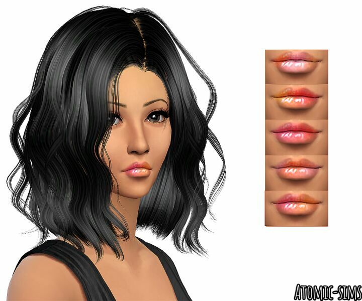 Chinafansims Joykav Flash LIP Gloss Conversion By Atomic-Sims Sims 4 CC