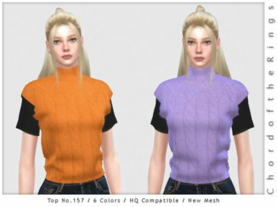 Chordoftherings TOP NO.157 By Chordoftherings Sims 4 CC