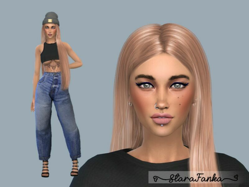 Christine Blanc By Starafanka Sims 4 CC