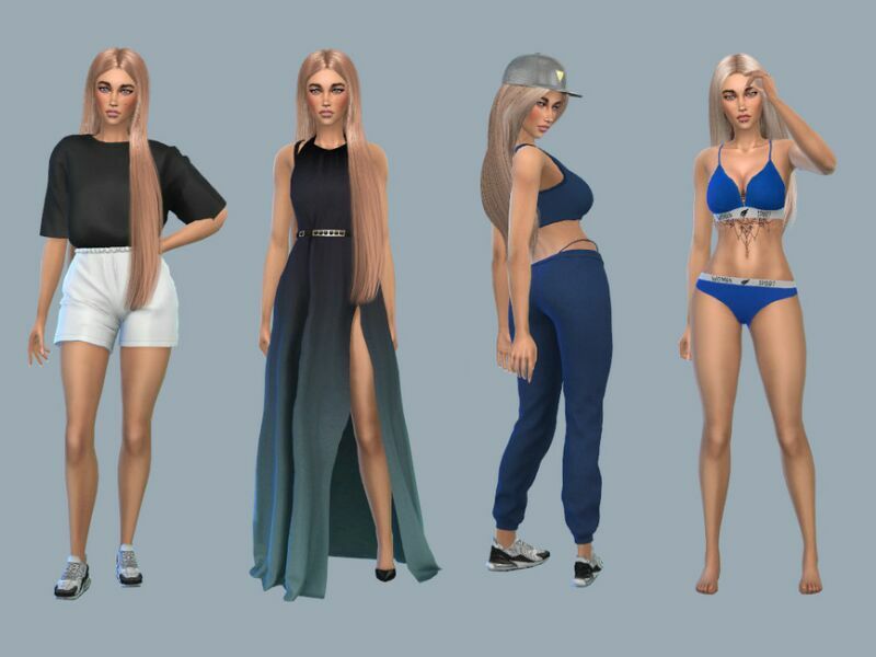 sims 4 cc christine blanc by starafanka 2