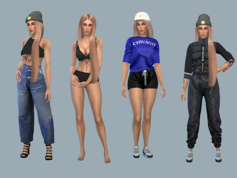 sims 4 cc christine blanc by starafanka 3