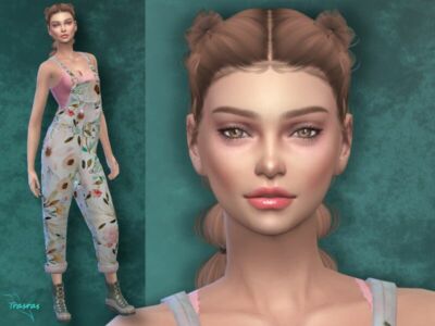 Claire Chausson By Trasras Sims 4 CC