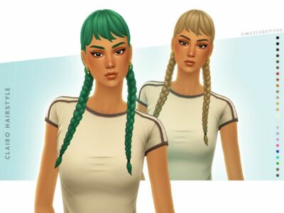 Clairo Hairstyle By Simcelebrity00 Sims 4 CC