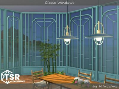 Class Windows / Construction Sims 4 CC