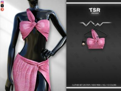 Clothes SET-213 (TOP) BD681 By Busra-Tr Sims 4 CC