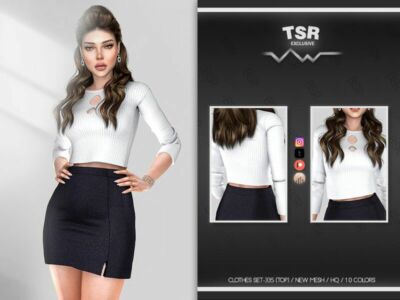 Clothes SET-335 (TOP) BD941 Sims 4 CC