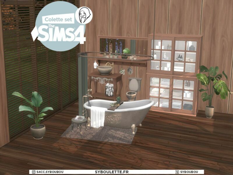 sims 4 cc colette bathroom set by syboulette 3