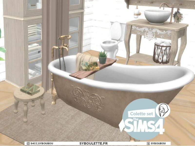 sims 4 cc colette bathroom set by syboulette 5