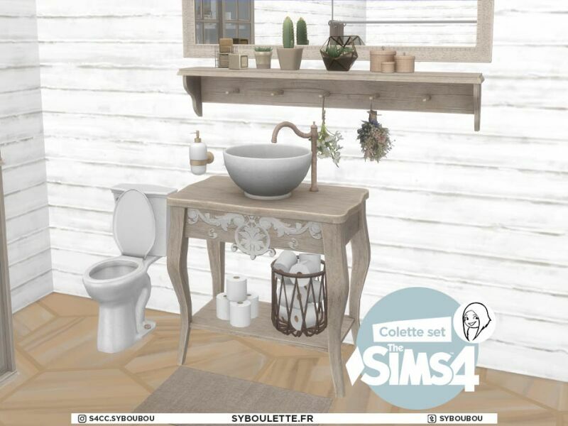 sims 4 cc colette bathroom set by syboulette 6