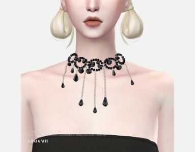 Creepy Yeha Olives Choker By Charonlee Sims 4 CC