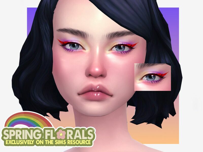 Crocus BUD Eyeliner By Sagittariah Sims 4 CC