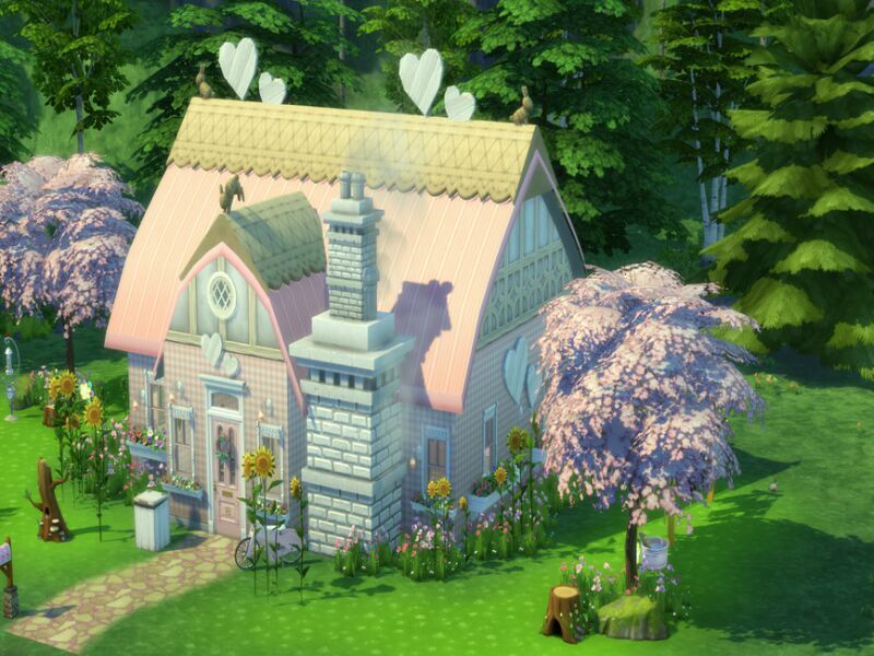 sims 4 cc cute cottage by susancho93 3