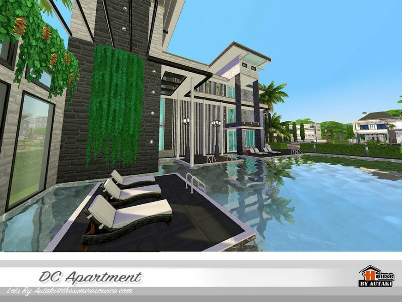 sims 4 cc dc apartment nocc by autaki 2