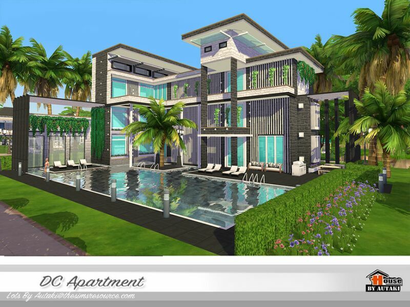 sims 4 cc dc apartment nocc by autaki 3