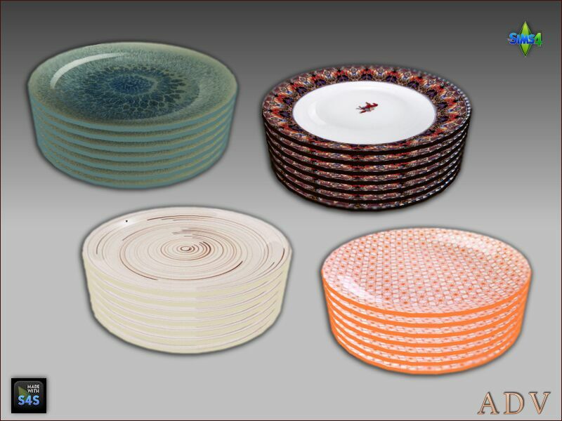 sims 4 cc decorative tableware 5