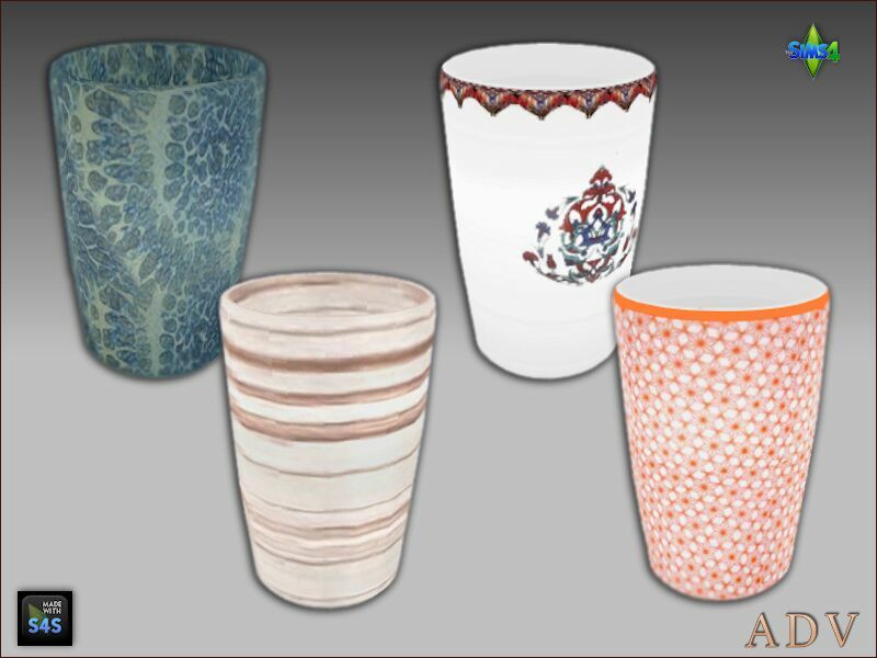 sims 4 cc decorative tableware 6