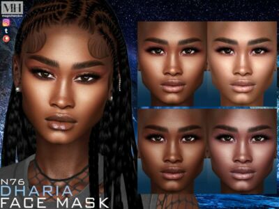 Dharia Face Mask N76 By Magichand Sims 4 CC