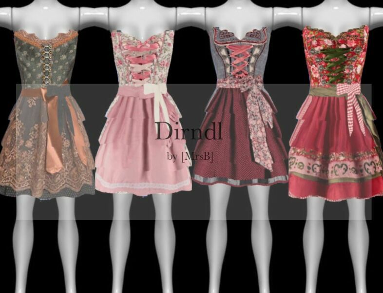 Dirndl | CC By Mrsbarbiex3 Sims 4 CC