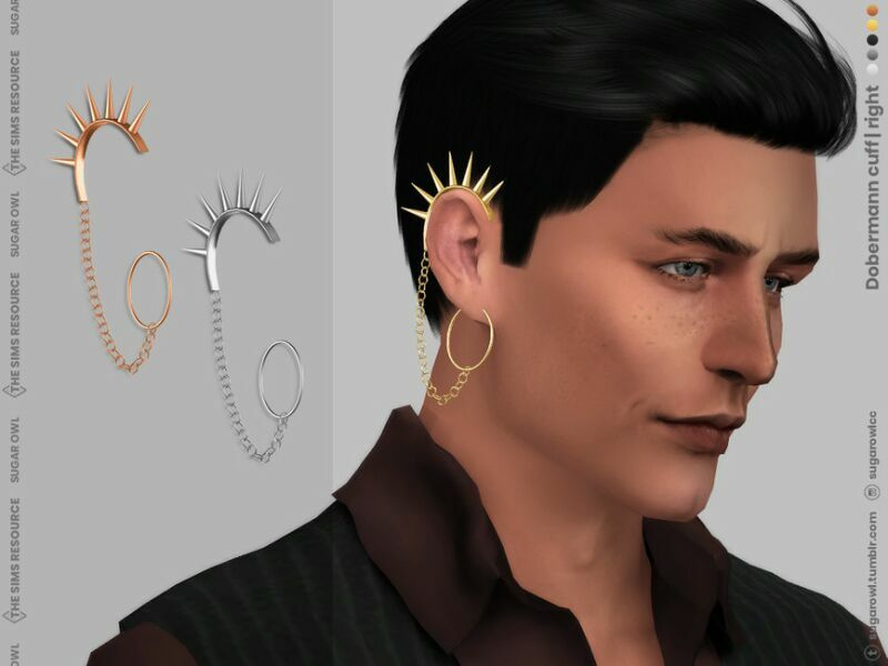 Dobermann Right Cuff Sims 4 CC