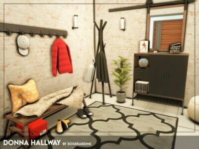 Donna Hallway (TSR Only CC) By Xogerardine Sims 4 CC