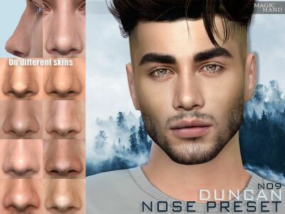 Duncan Nose Preset N09 [Patreon] By Magichand Sims 4 CC