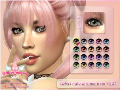 Edén’S Natural Clear Eyes • E04 Sims 4 CC