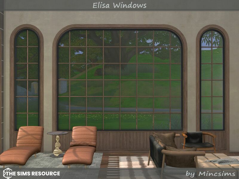 Elisa Windows By Mincsims Sims 4 CC